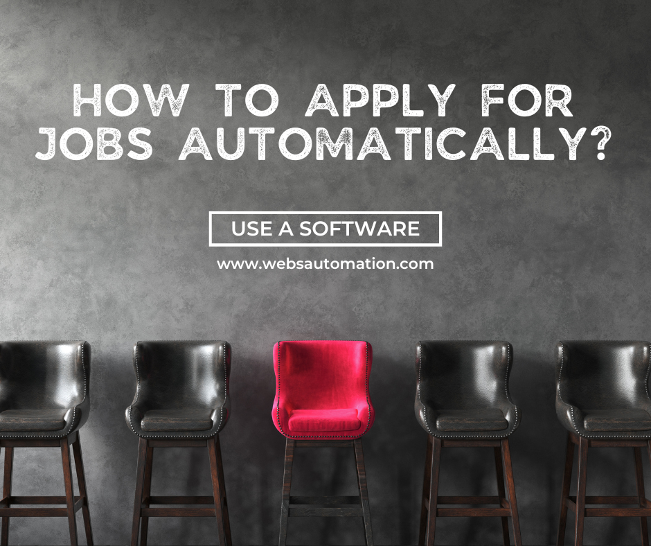 How to apply for jobs automatically?
