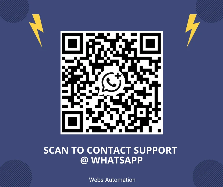 contact webs automation at whatsapp