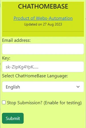 chathomebase bot