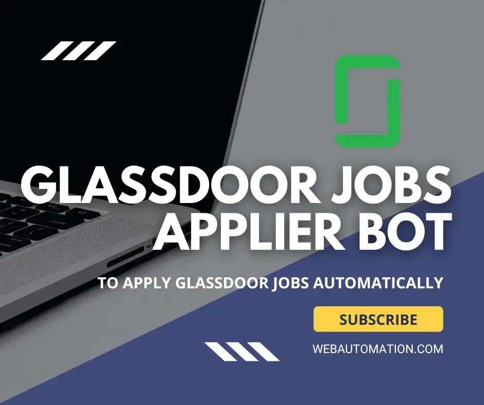 Glassdoor jobs bot