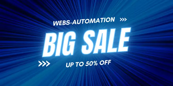 Webs-Automation Yearly Shopping Sale with Great Deals 2024