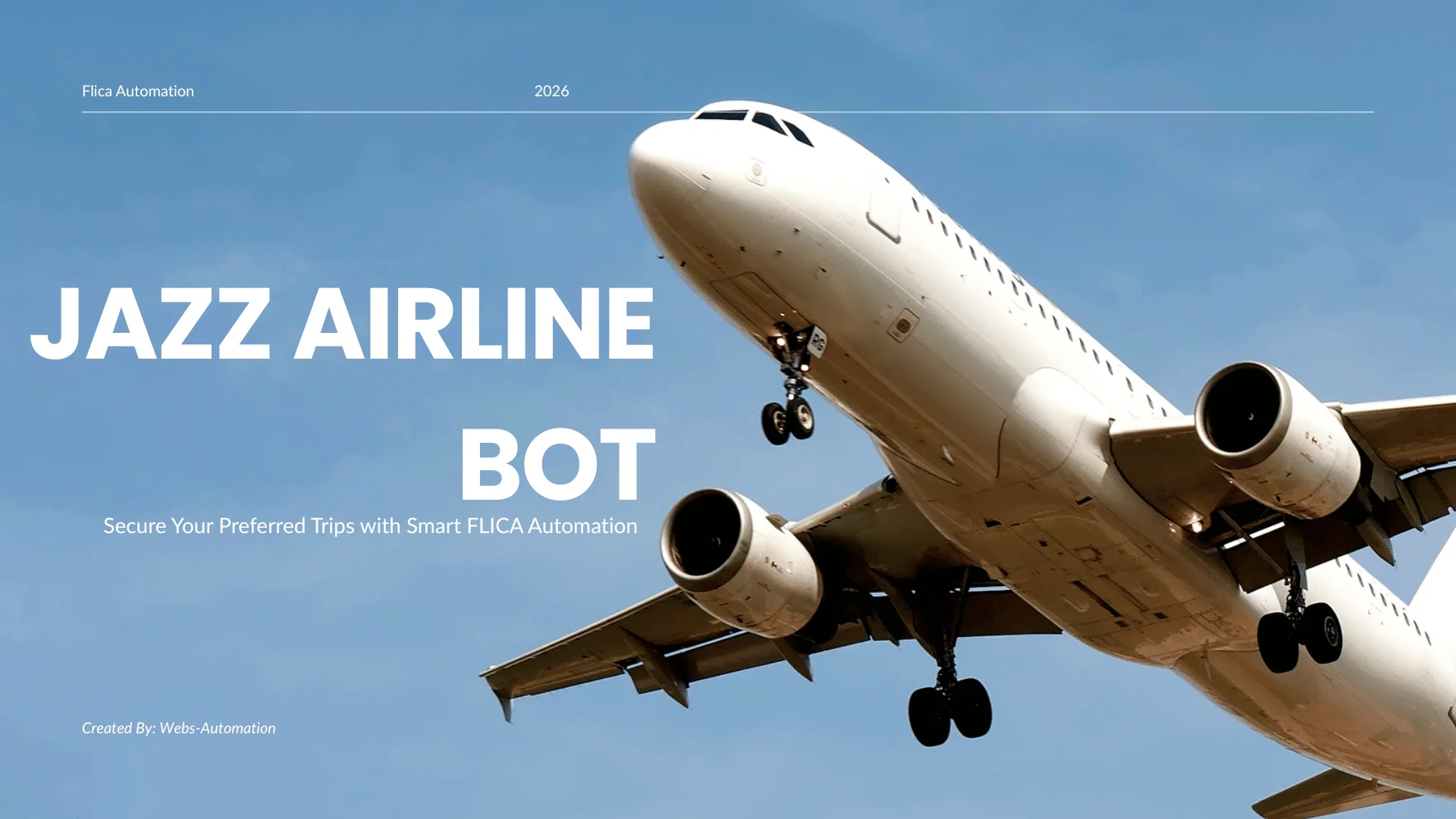 Secure Jazz Airline Bot for FLICA Trip Automation 1 jazz airline