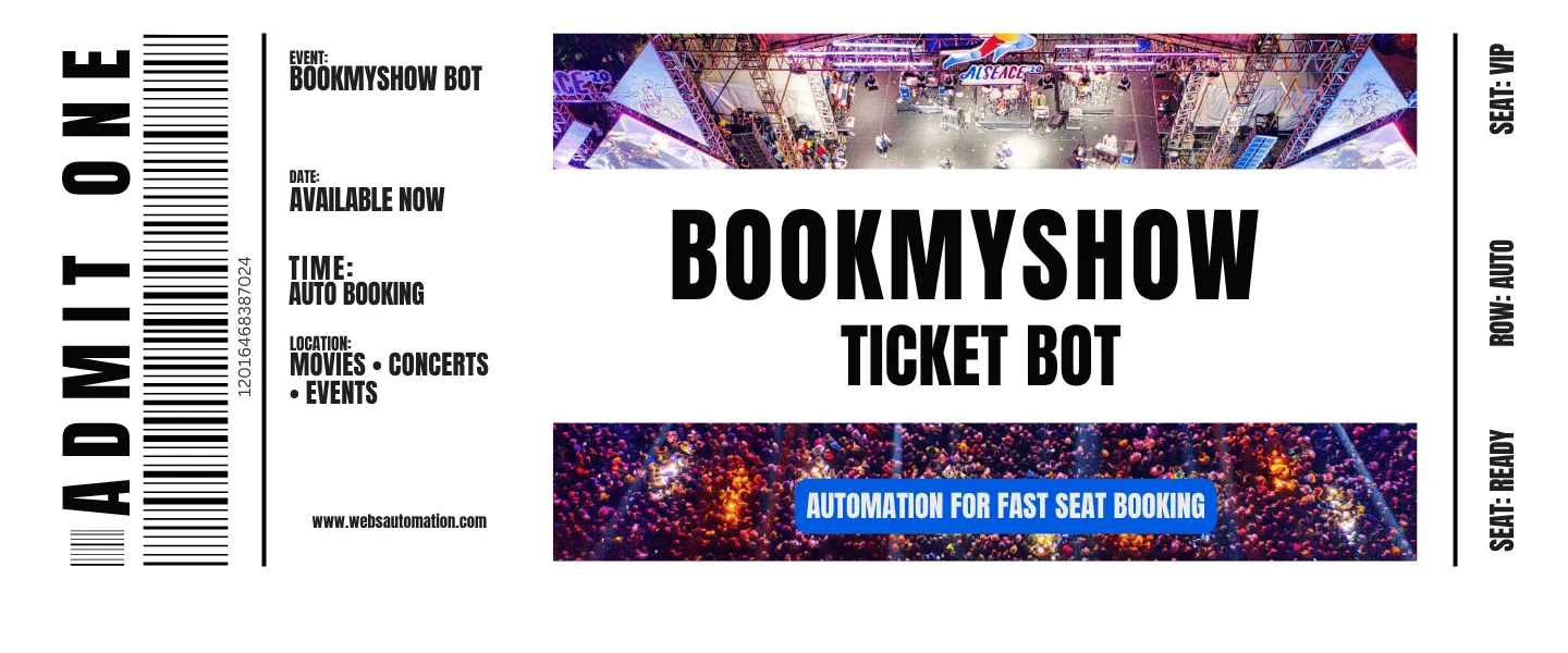 BookMyShow Bot – Steady Ticket Booking Automation 1 bookmyshow bot